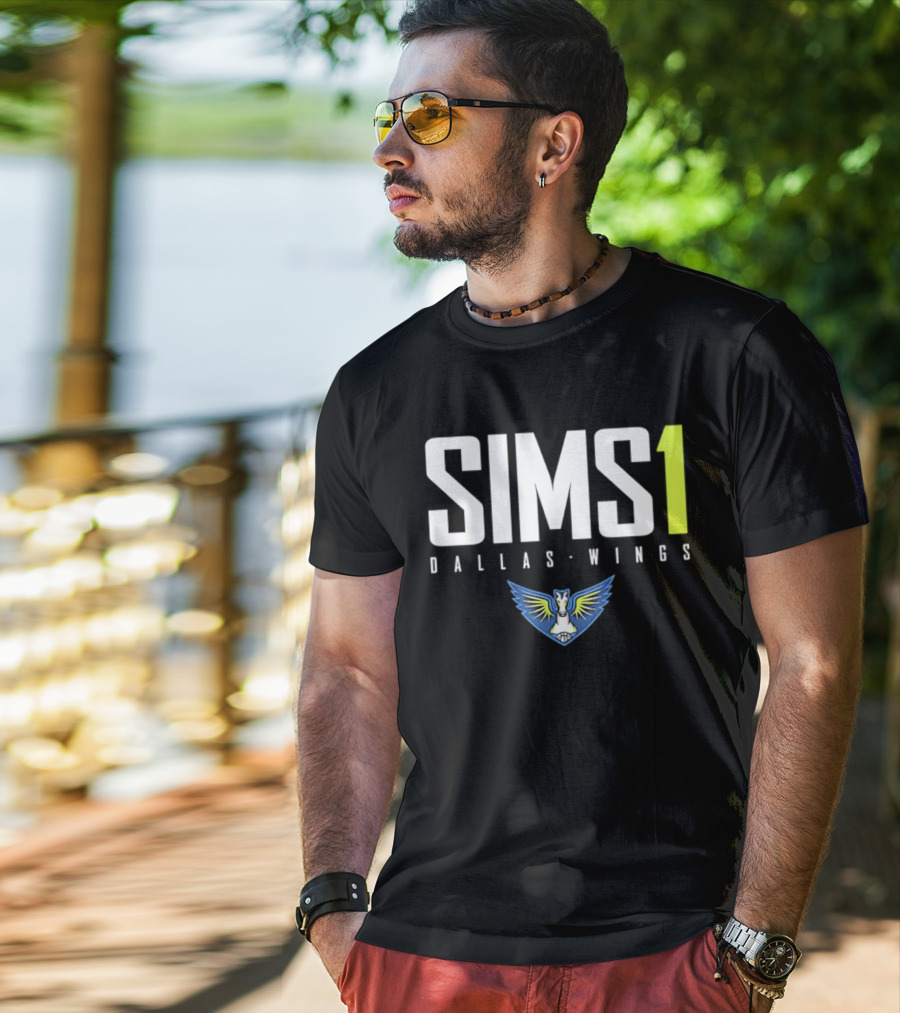 Odyssey Sims 1 Dallas Wings 2026 WNBA Player Jersey Fan Gear T-Shirt