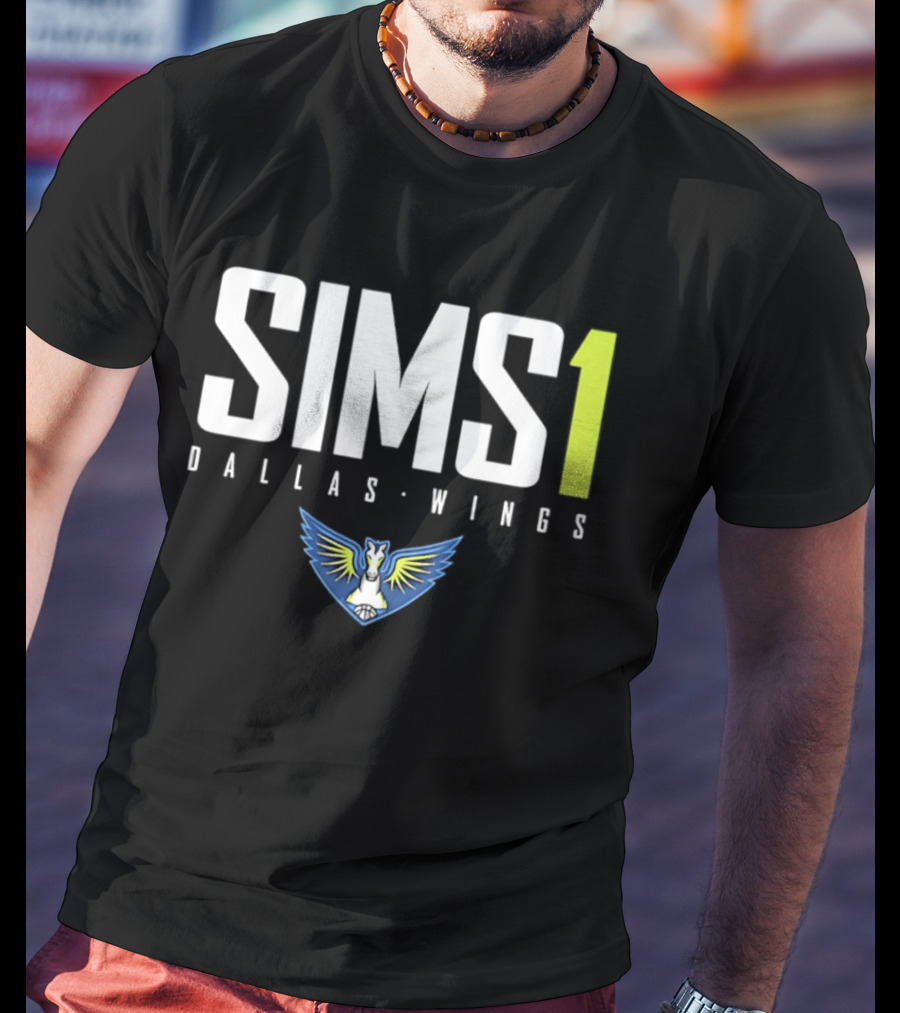 Odyssey Sims 1 Dallas Wings 2026 WNBA Player Jersey Fan Gear T-Shirt