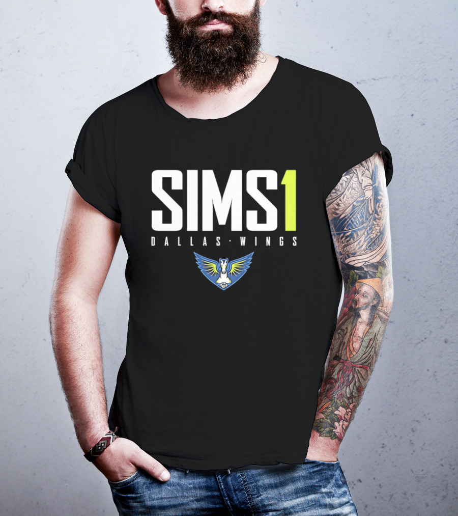 Odyssey Sims 1 Dallas Wings 2026 WNBA Player Jersey Fan Gear T-Shirt