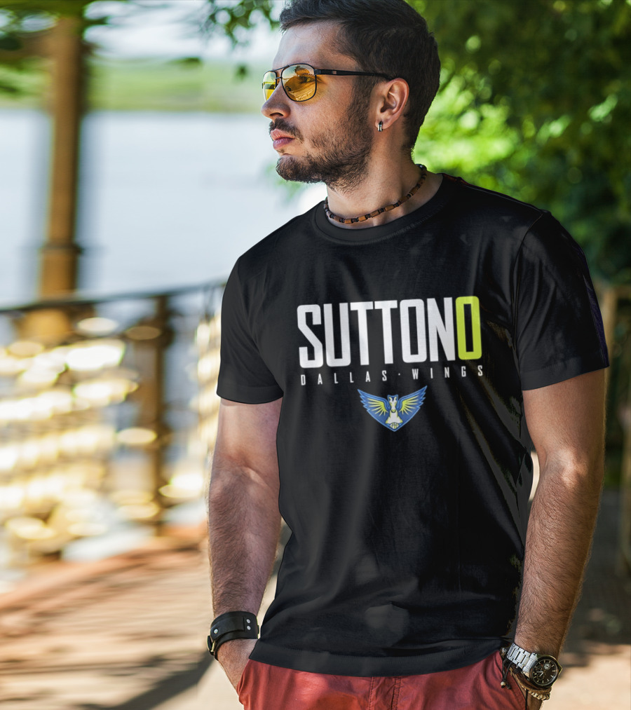 Sutton 0 Dallas Wings Sug Sutton WNBA 2026 T-Shirt