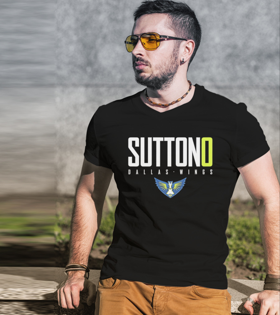 Sutton 0 Dallas Wings Sug Sutton WNBA 2026 T-Shirt