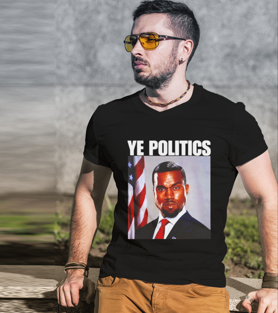 Ye Politics Kanye West American Flag T-Shirt