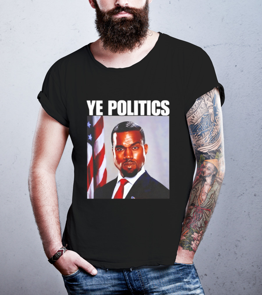 Ye Politics Kanye West American Flag T-Shirt