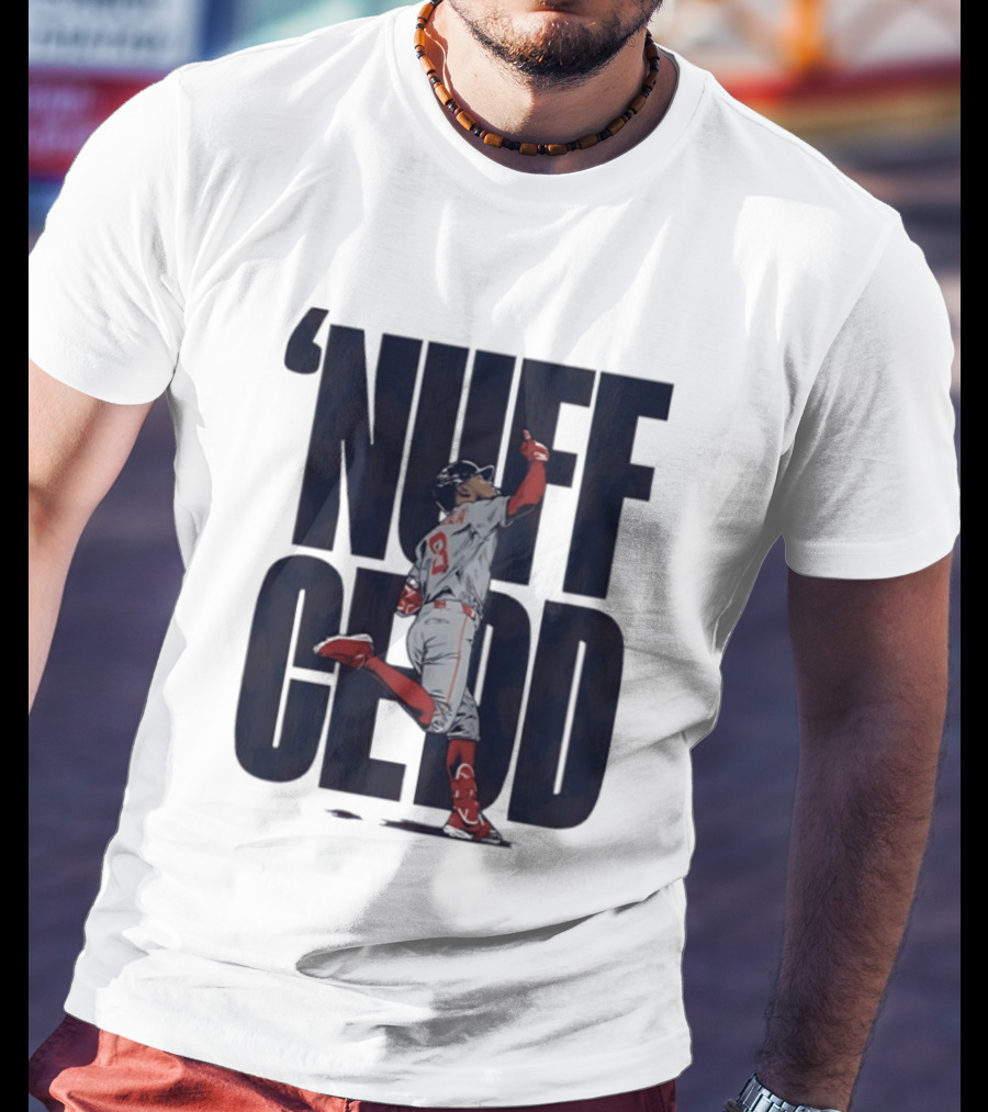 Nuff Cedd Ceddanne Rafaela Boston Baseball 2026 MLB Season T-Shirt