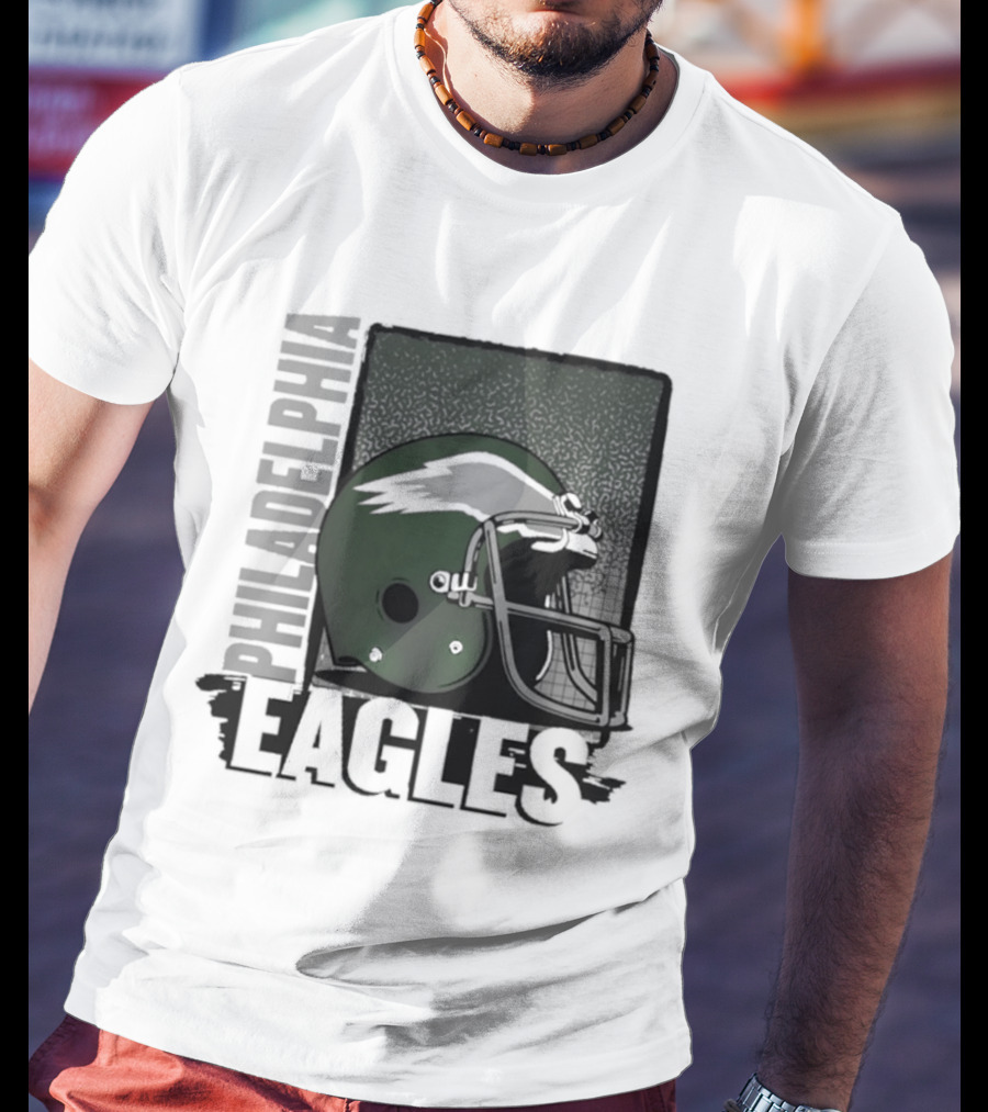 Philadelphia Eagles 2026 Season Helmet Football T-Shirt