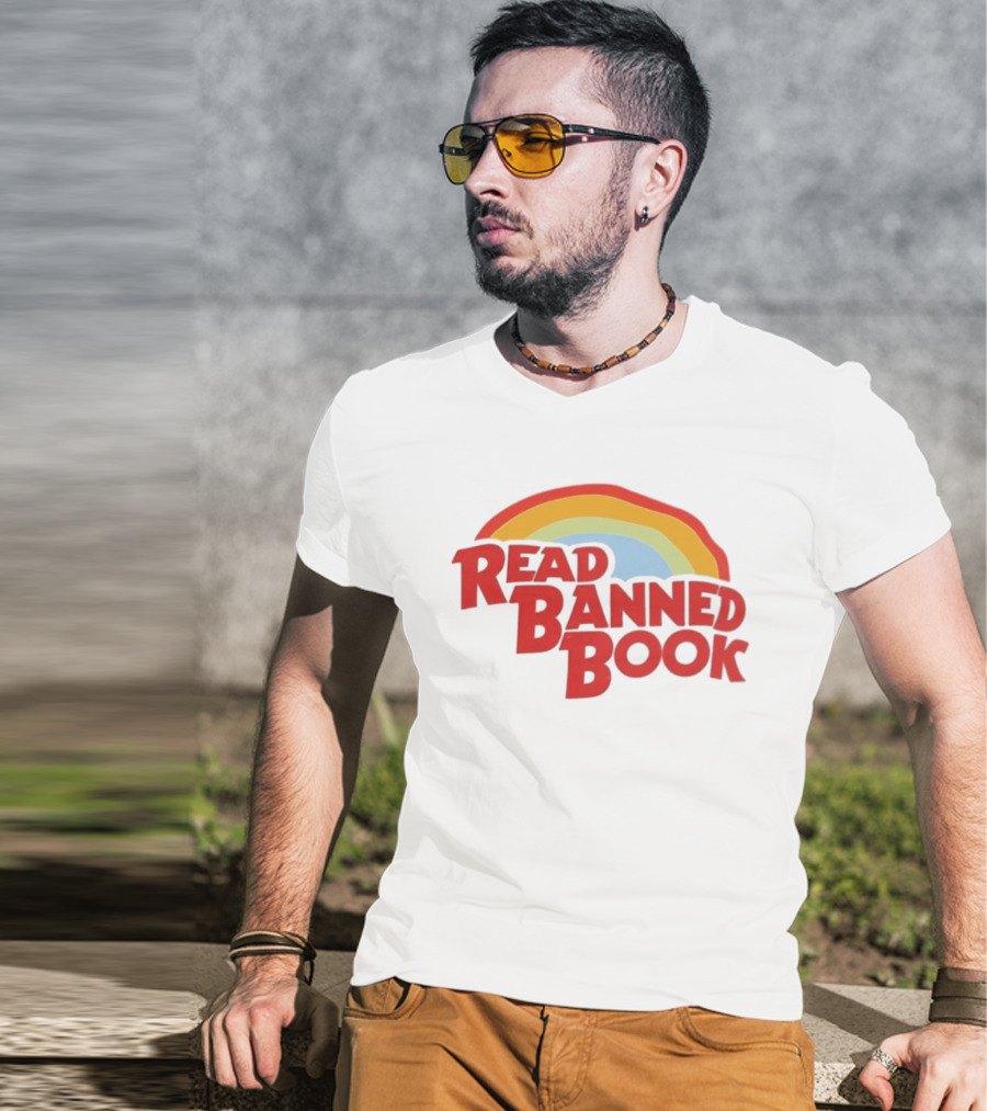 Read Banned Book Rainbow T-Shirt