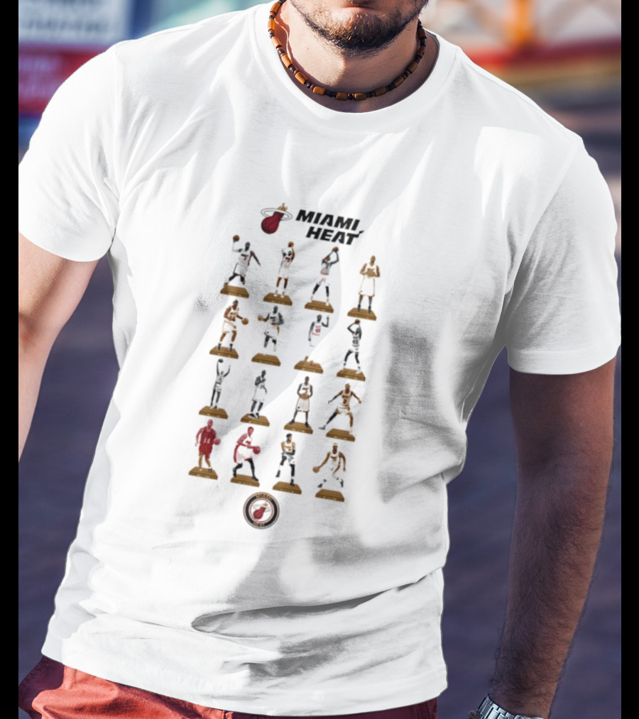Miami Heat Legends NBA Basketball Icons Hall Of Fame T-Shirt