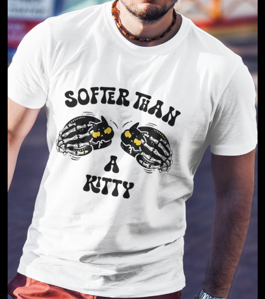 Softer Than A Kitty Skeleton Eyes T-Shirt