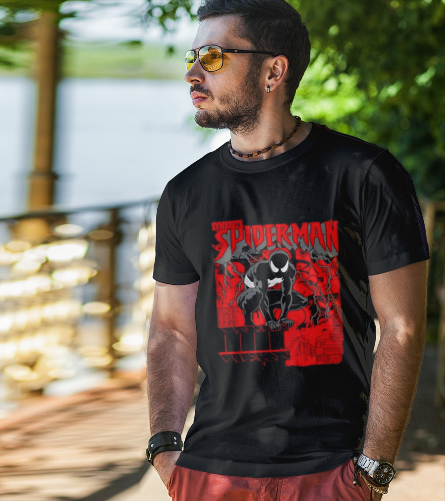 Symbiote Spider Man Marvel Venom Black Suit Comic T-Shirt
