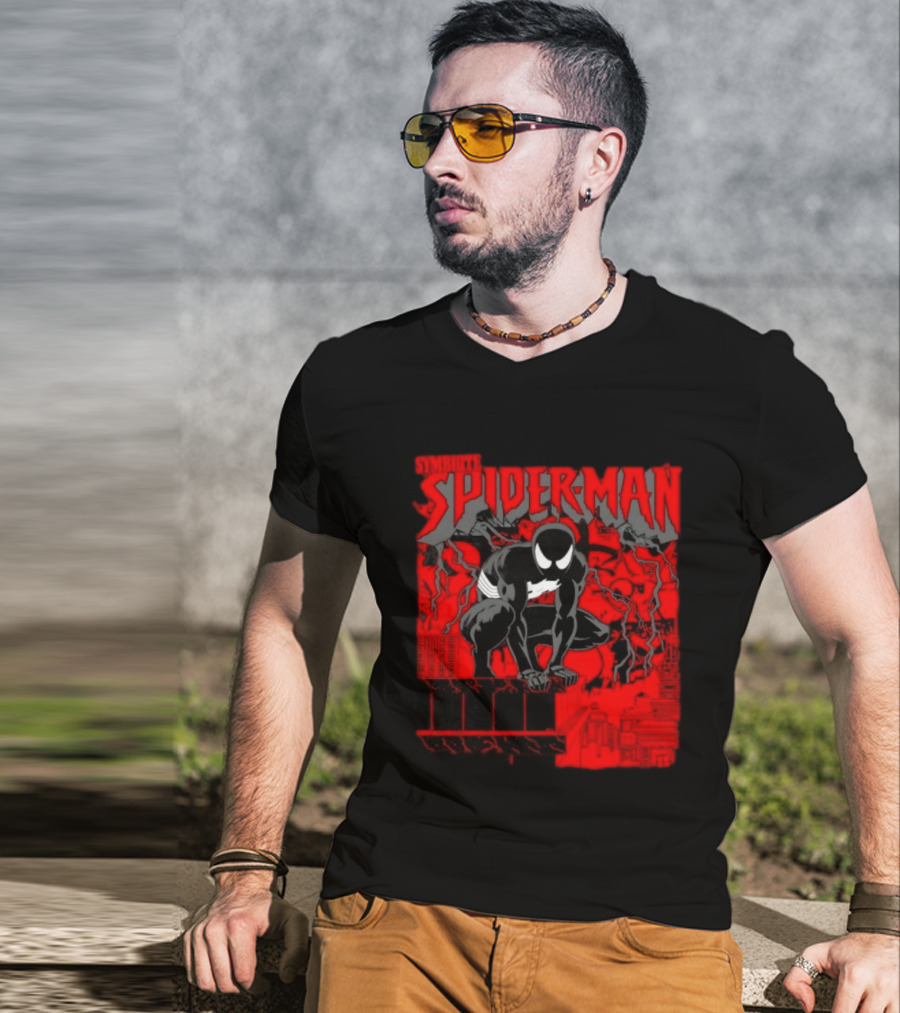 Symbiote Spider Man Marvel Venom Black Suit Comic T-Shirt