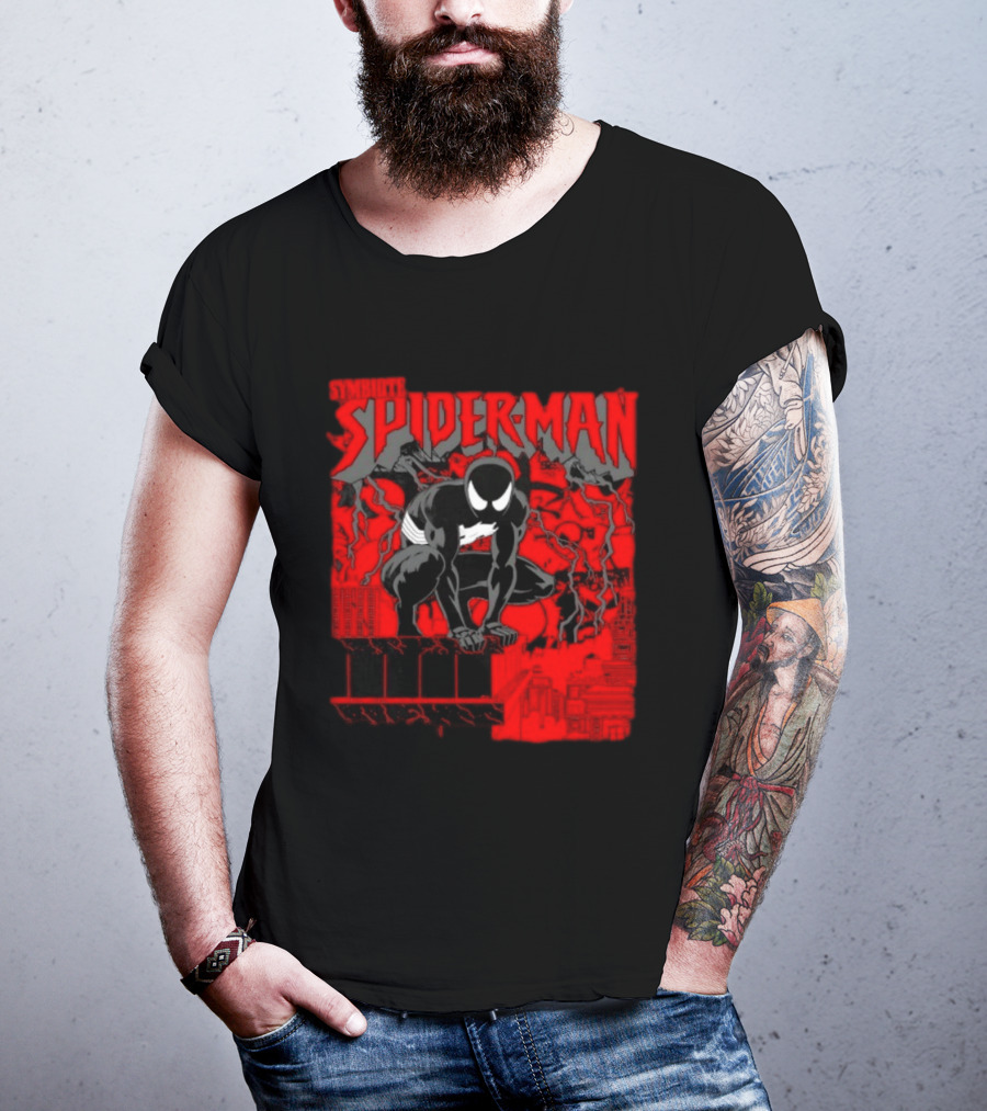 Symbiote Spider Man Marvel Venom Black Suit Comic T-Shirt