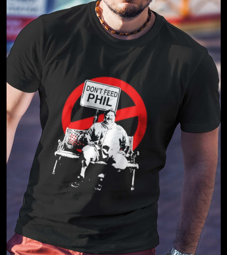 Viva La Bam MTV Reality TV Don't Feed Phil Bench Red Circle T-Shirt