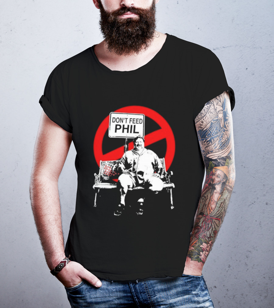Viva La Bam MTV Reality TV Don't Feed Phil Bench Red Circle T-Shirt