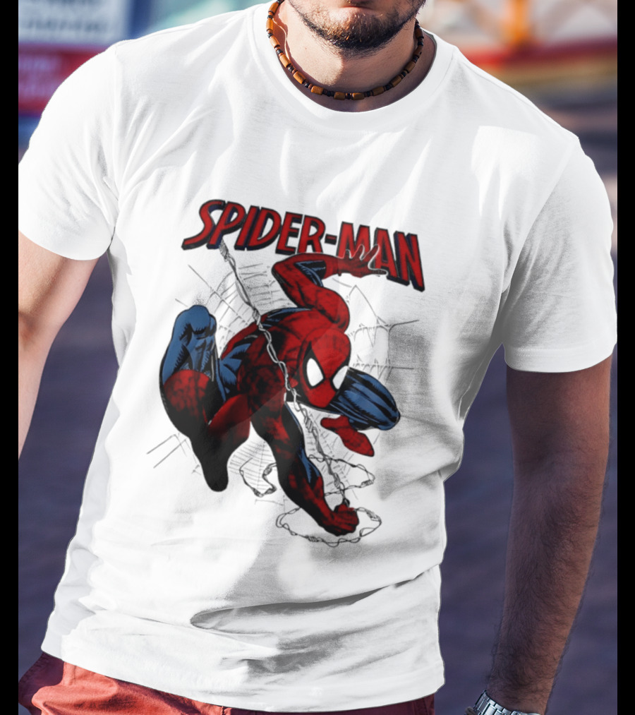 SPIDER MAN Marvel Superhero Man Spider Peter Parker Web Slinger T-Shirt