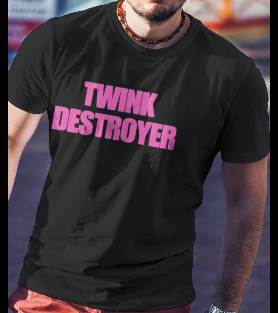 Twink Destroyer Bold Pink T-Shirt