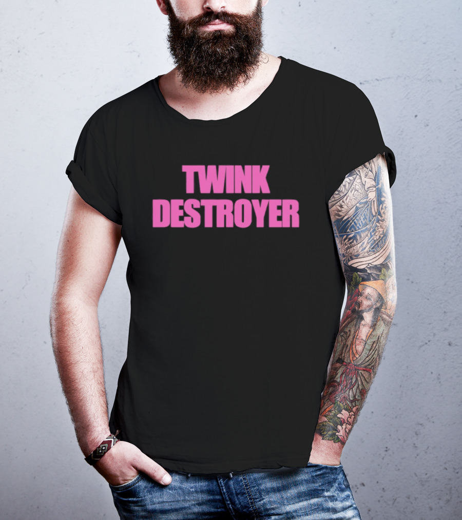 Twink Destroyer Bold Pink T-Shirt