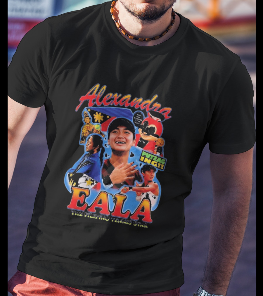 Alexandra Eala Filipino Tennis Star Putzag Ing! T-Shirt
