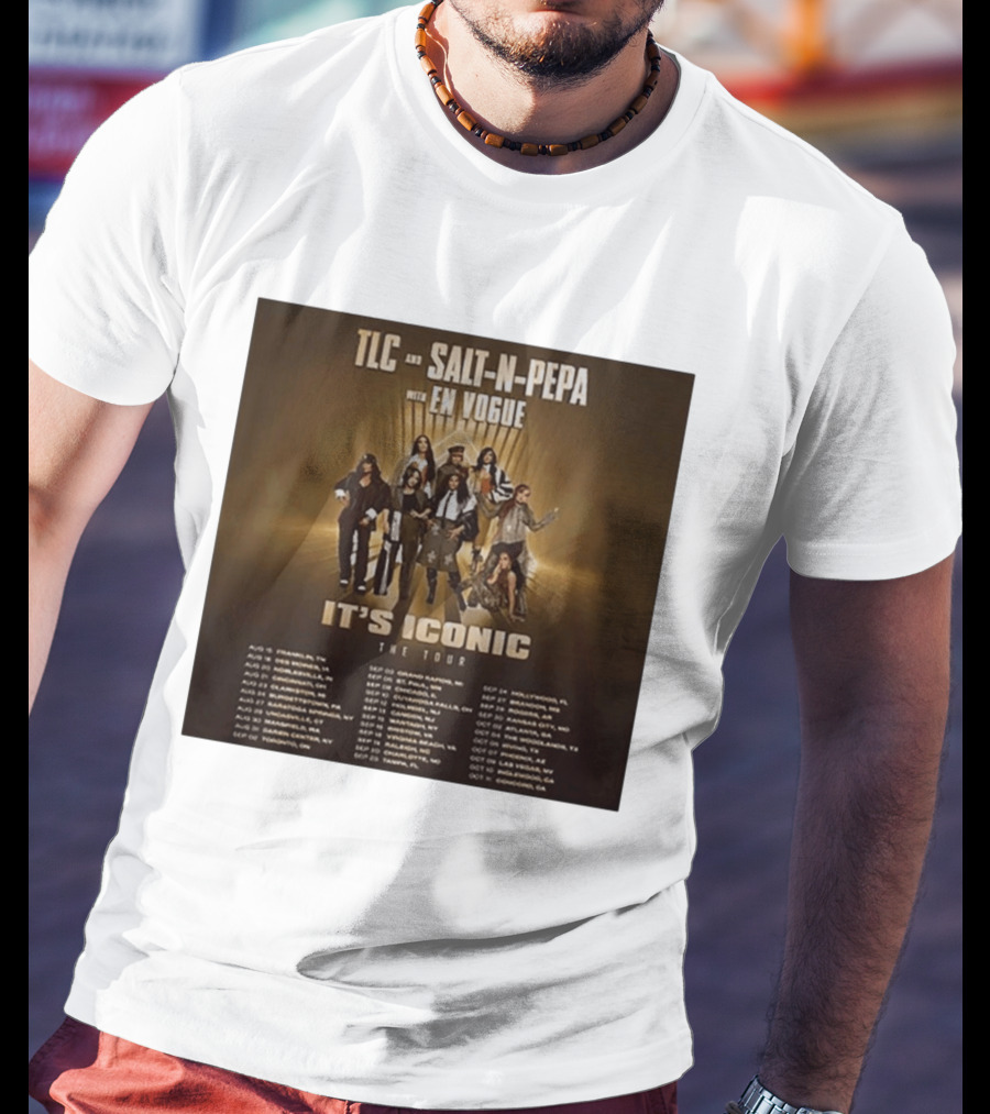 TLC Salt N Pepa En Vogue It's Iconic Tour Dates 2023 T-Shirt