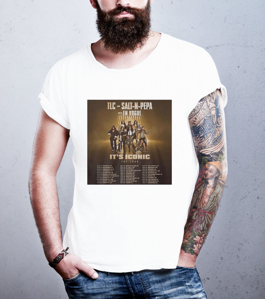 TLC Salt N Pepa En Vogue It's Iconic Tour Dates 2023 T-Shirt