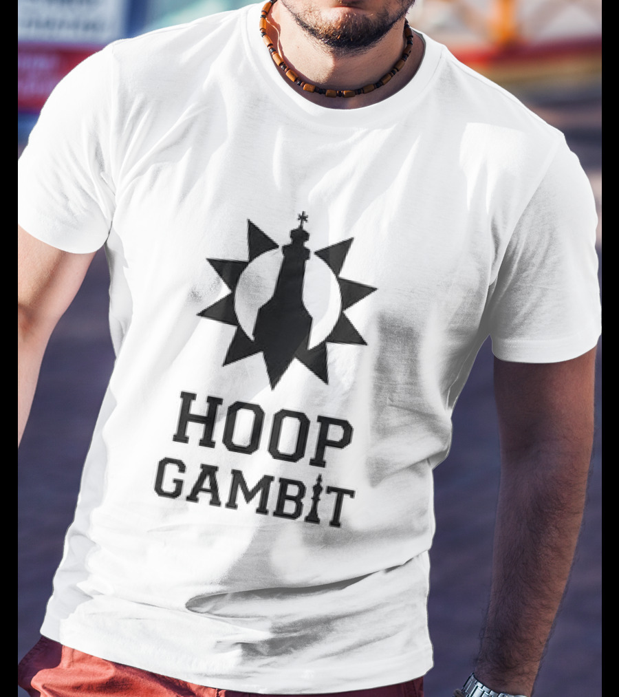 Victor Wembanyama Hoop Gambit Basketball Chess Fusion Starburst T-Shirt