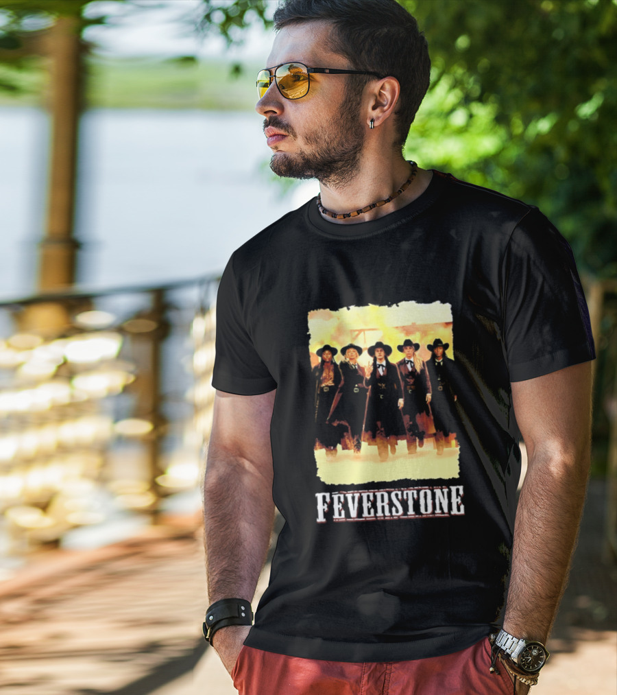 Indiana Fever Feverstone Meme Team Members In Old West T-Shirt
