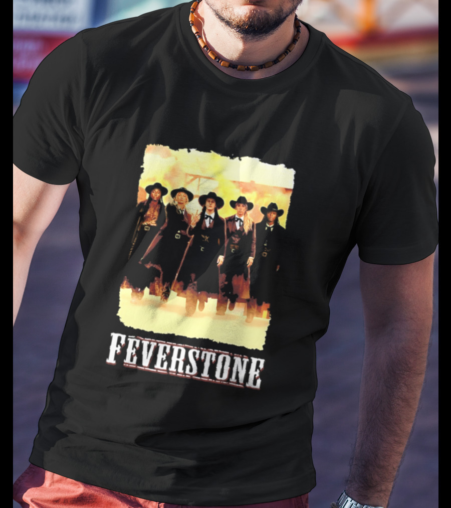 Indiana Fever Feverstone Meme Team Members In Old West T-Shirt