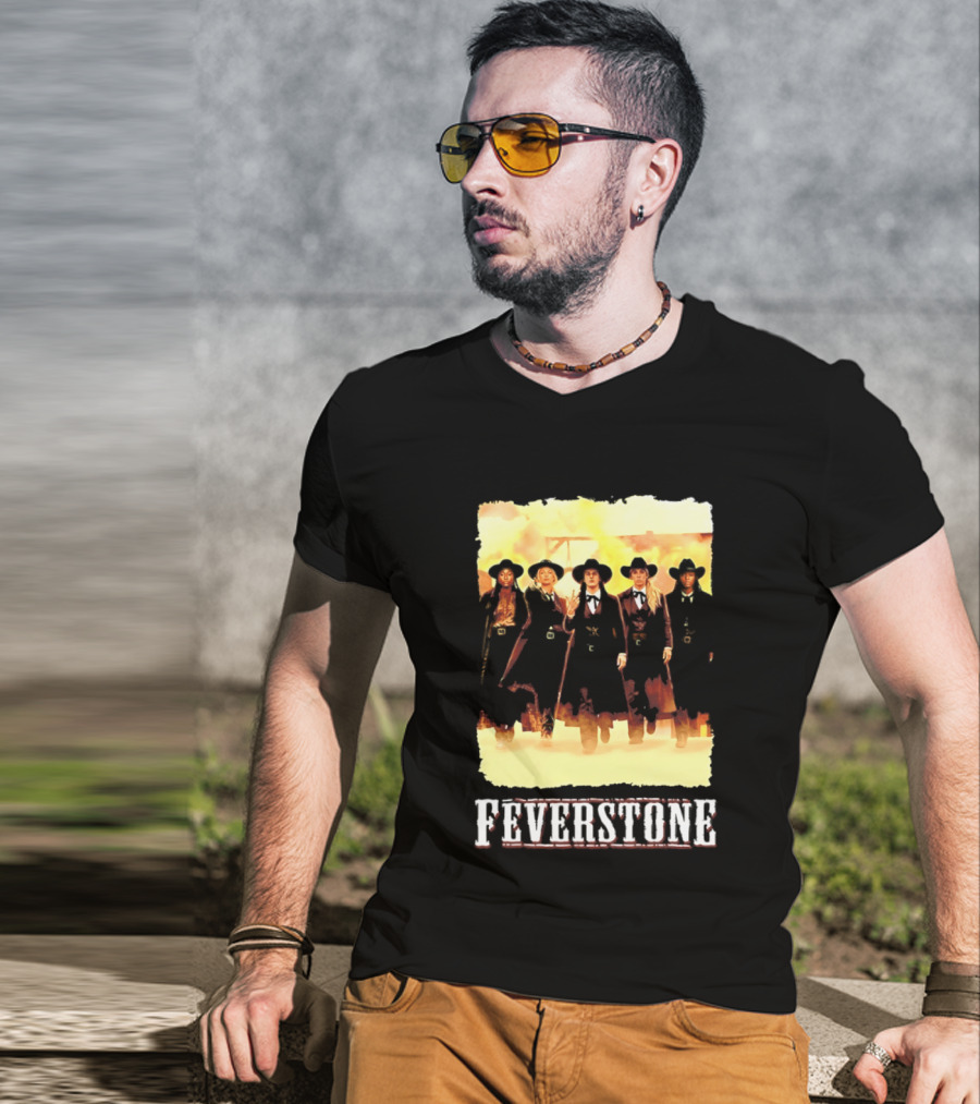 Indiana Fever Feverstone Meme Team Members In Old West T-Shirt