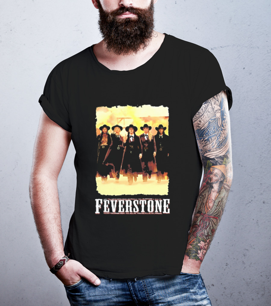 Indiana Fever Feverstone Meme Team Members In Old West T-Shirt