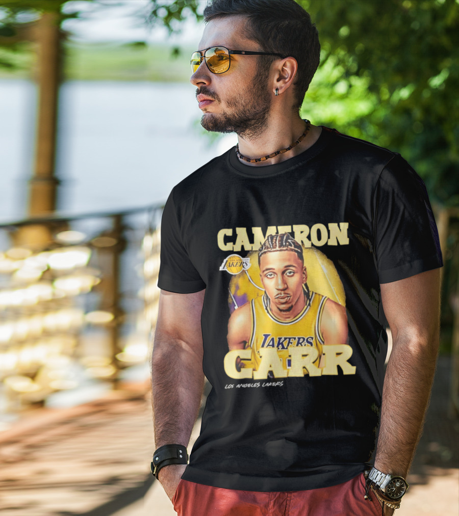 Cameron Carr Los Angeles Lakers NBA 2026 Airbrush T-Shirt