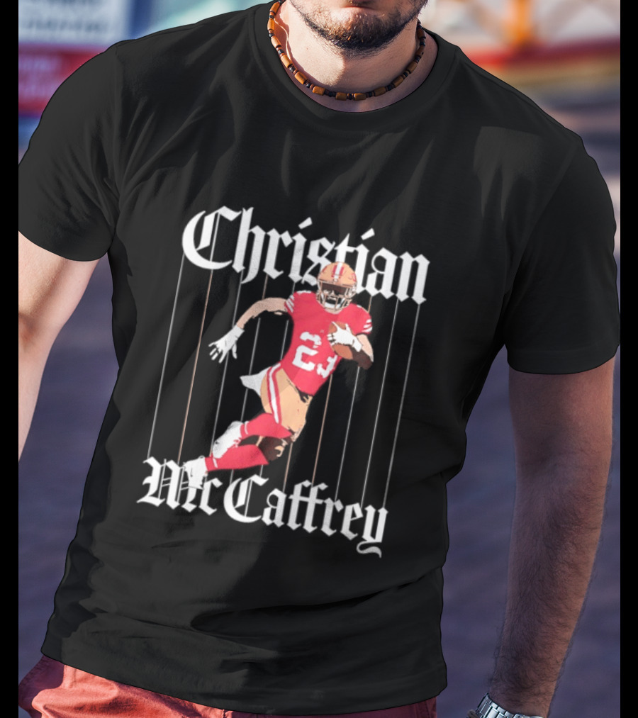 Christian McCaffrey 23 San Francisco 49ers Running Back T-Shirt