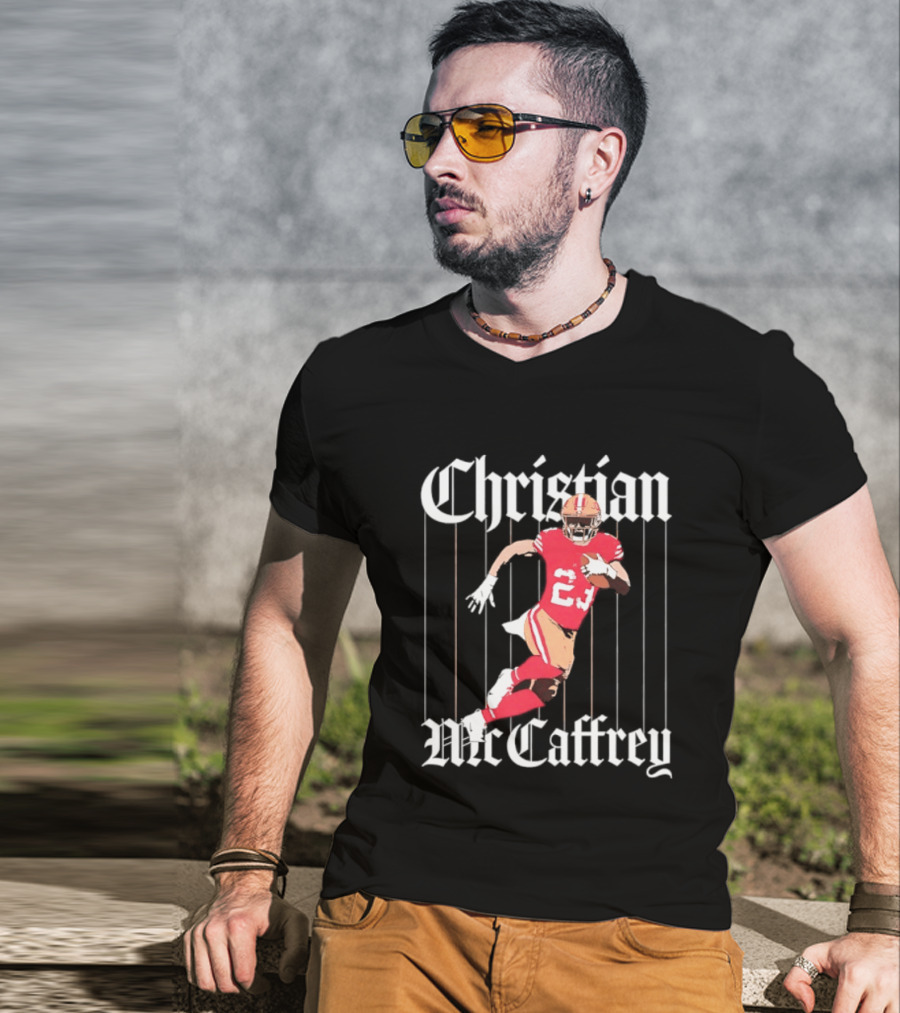 Christian McCaffrey 23 San Francisco 49ers Running Back T-Shirt