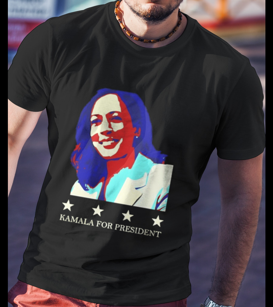 Kamala Harris Kamala For President Presidential Campaign Stars T-Shirt
