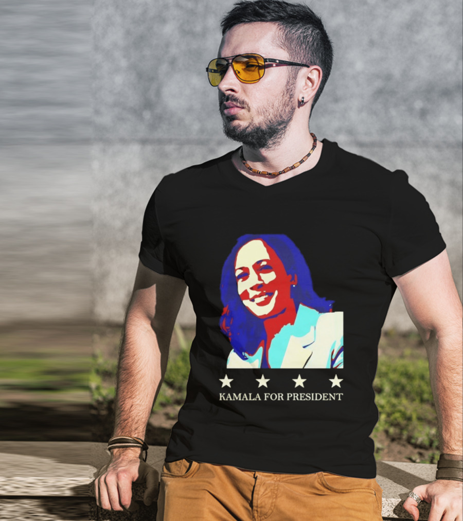 Kamala Harris Kamala For President Presidential Campaign Stars T-Shirt