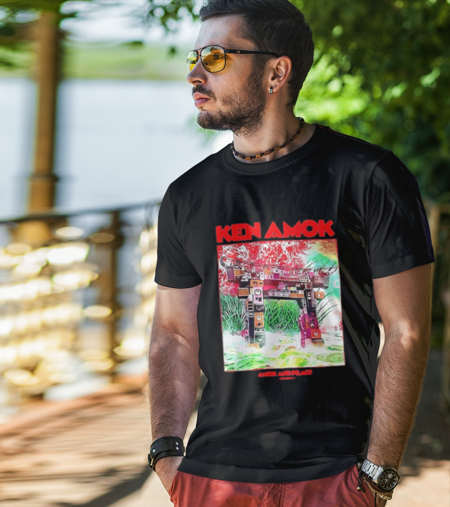 Ken Amok Amok And Peace Speaker Torii Technicolor Gateway T-Shirt