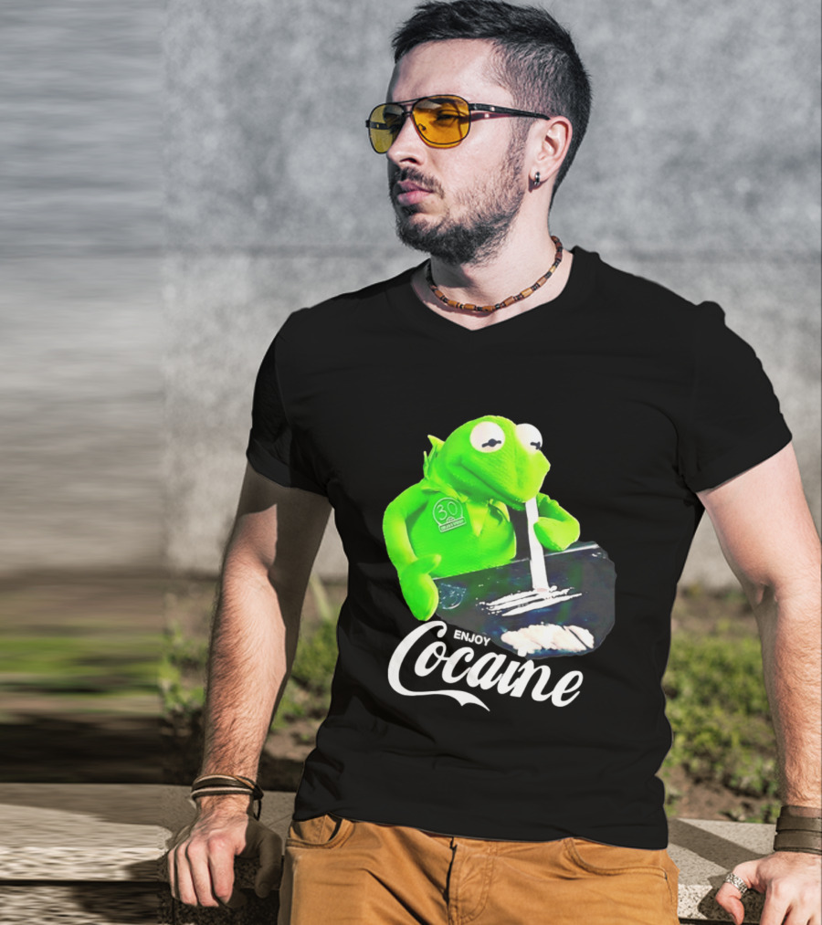 Kermit The Frog Enjoy Cocaine Muppets T-Shirt