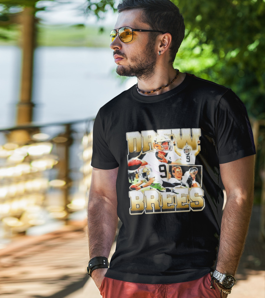 Drew Brees 9 New Orleans Saints Legend T-Shirt