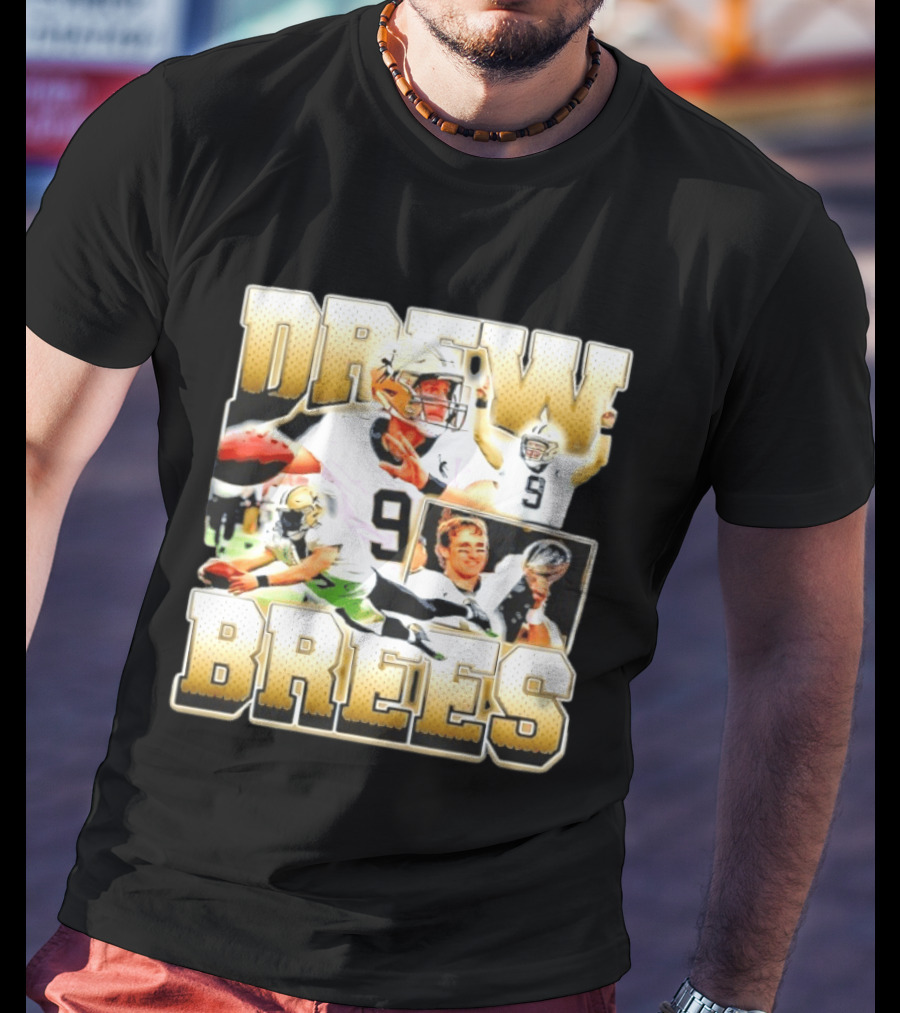 Drew Brees 9 New Orleans Saints Legend T-Shirt