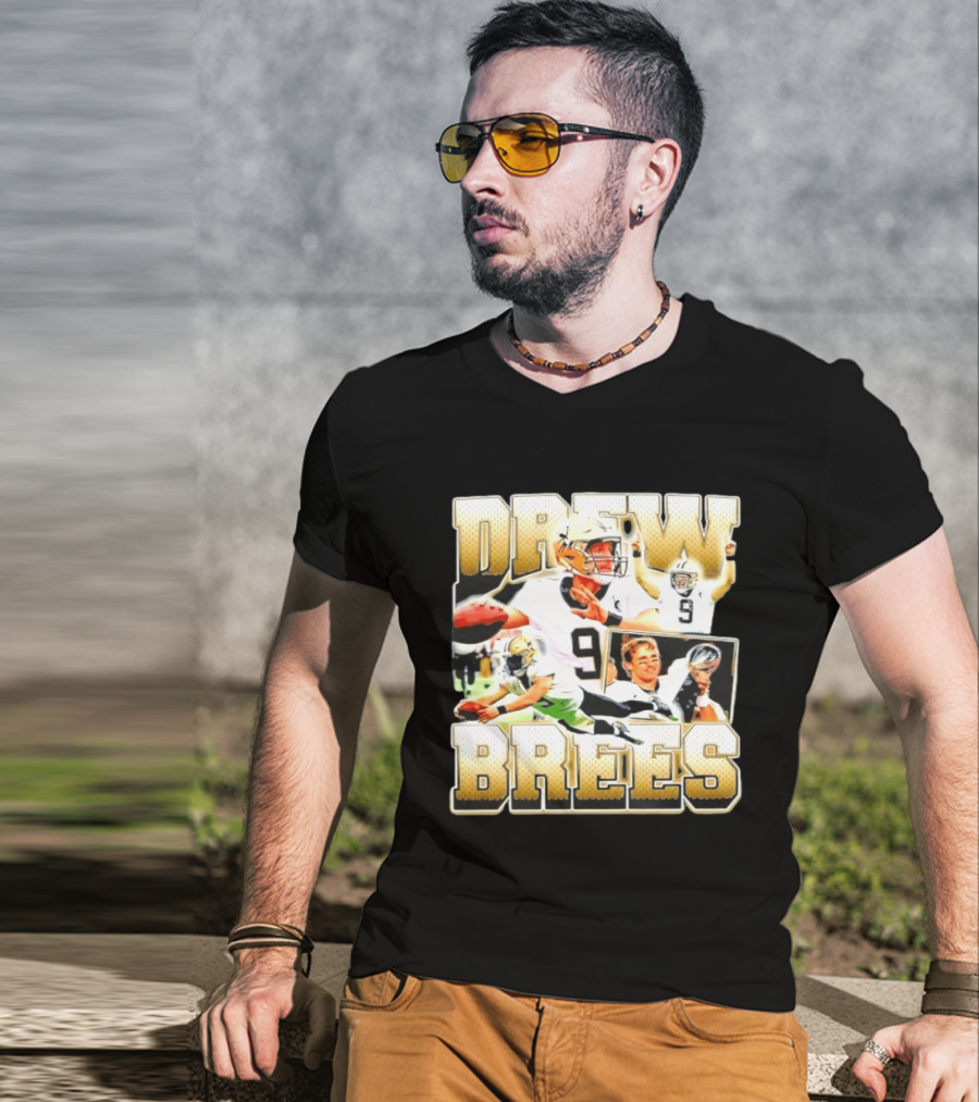 Drew Brees 9 New Orleans Saints Legend T-Shirt