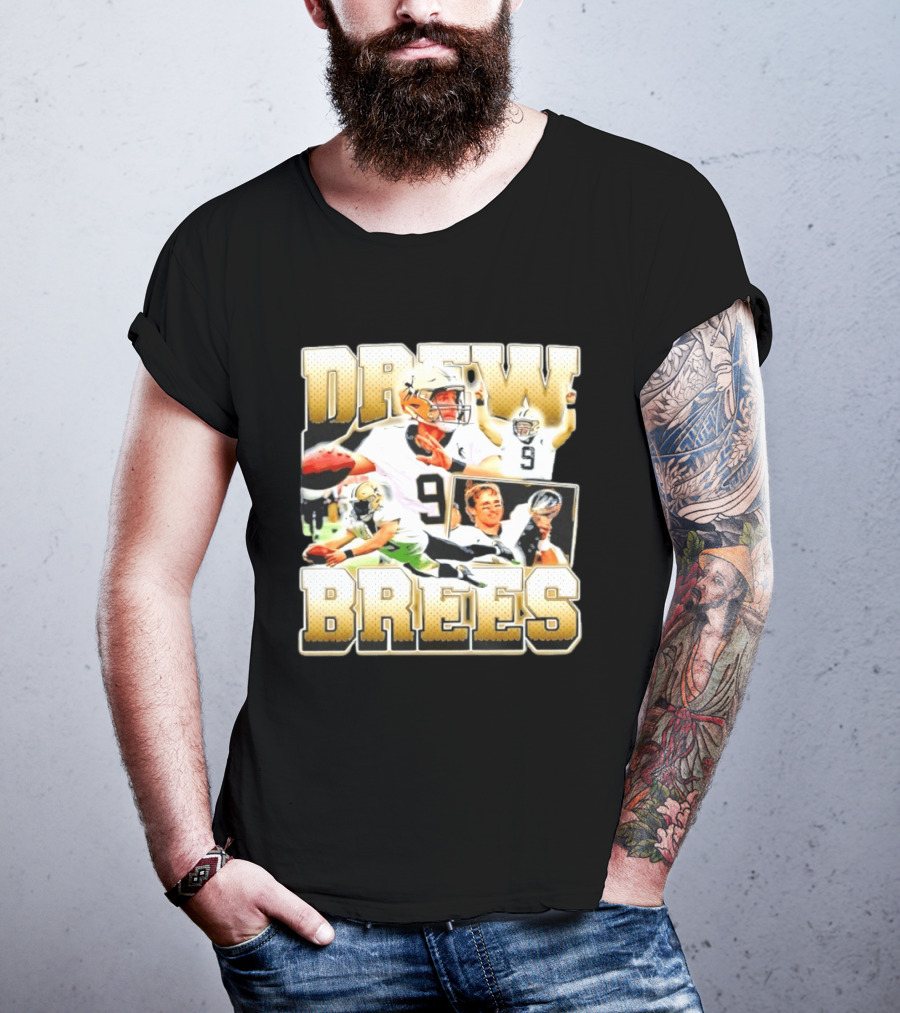 Drew Brees 9 New Orleans Saints Legend T-Shirt