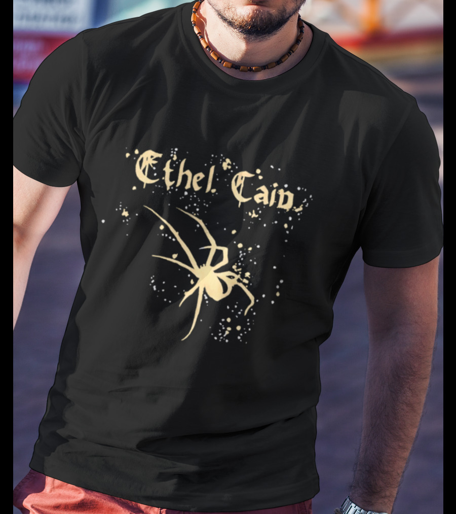 Ethel Cain Yellow Spider Gothic T-Shirt