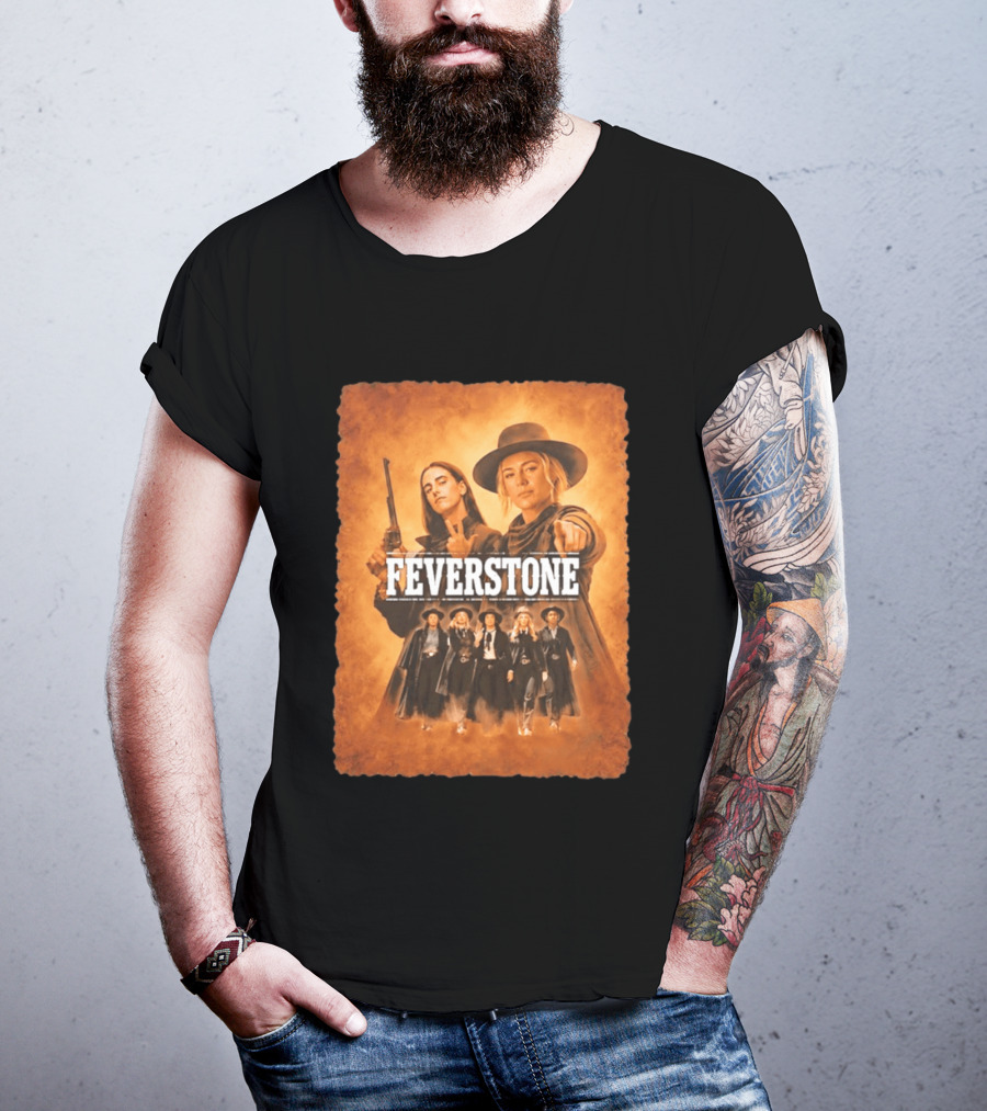 Feverstone Women In Western Style Indiana Fever Basketball T-Shirt