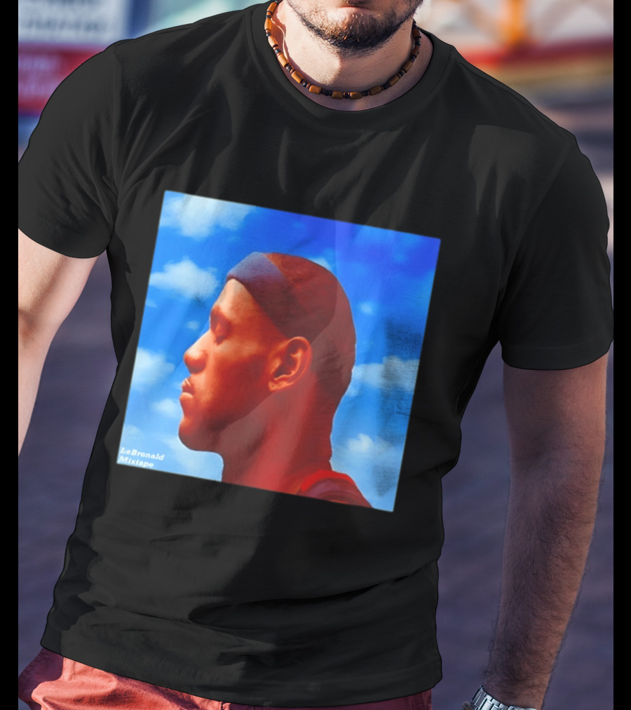 LeBron James LeBronald Mixtape Nothing Was LeSame Los Angeles Lakers Sky T-Shirt