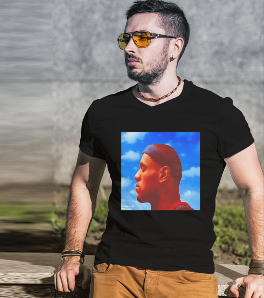 LeBron James LeBronald Mixtape Nothing Was LeSame Los Angeles Lakers Sky T-Shirt