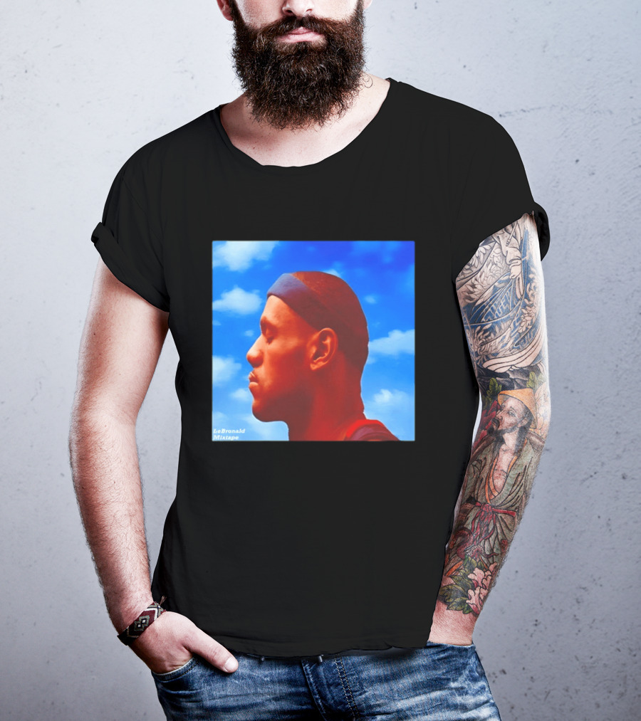 LeBron James LeBronald Mixtape Nothing Was LeSame Los Angeles Lakers Sky T-Shirt