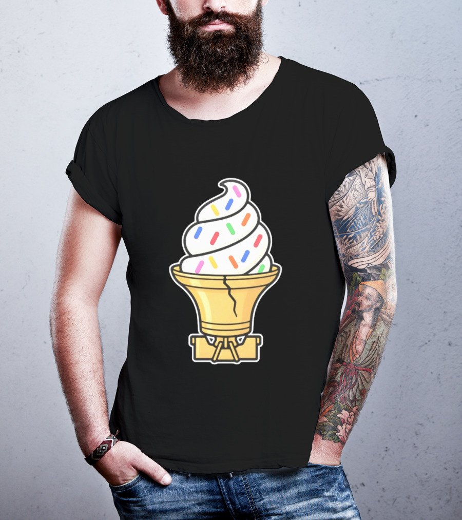 Liberty Bell Ice Cream Cone With Sprinkles Philly T-Shirt