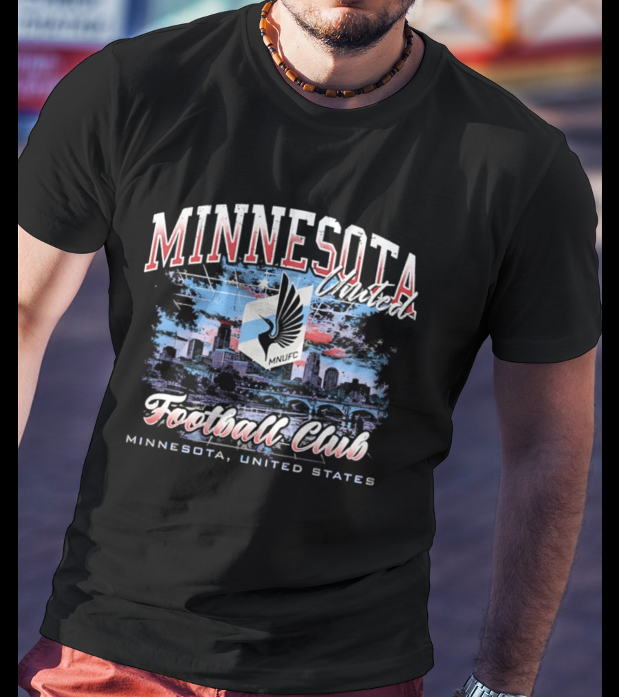 Minnesota United Football Club Minnesota United States Scenery T-Shirt