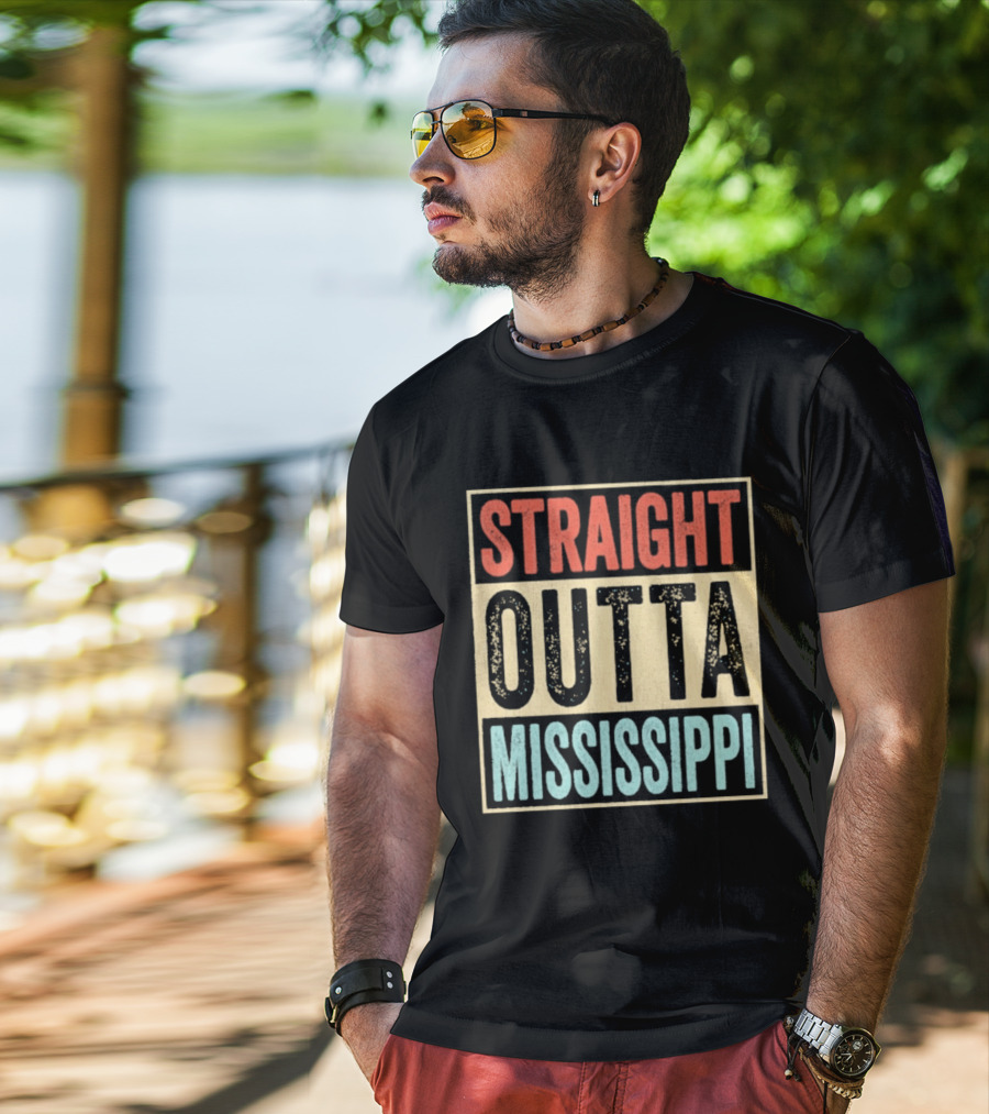 Straight Outta Mississippi Souvenir Performance T-Shirt