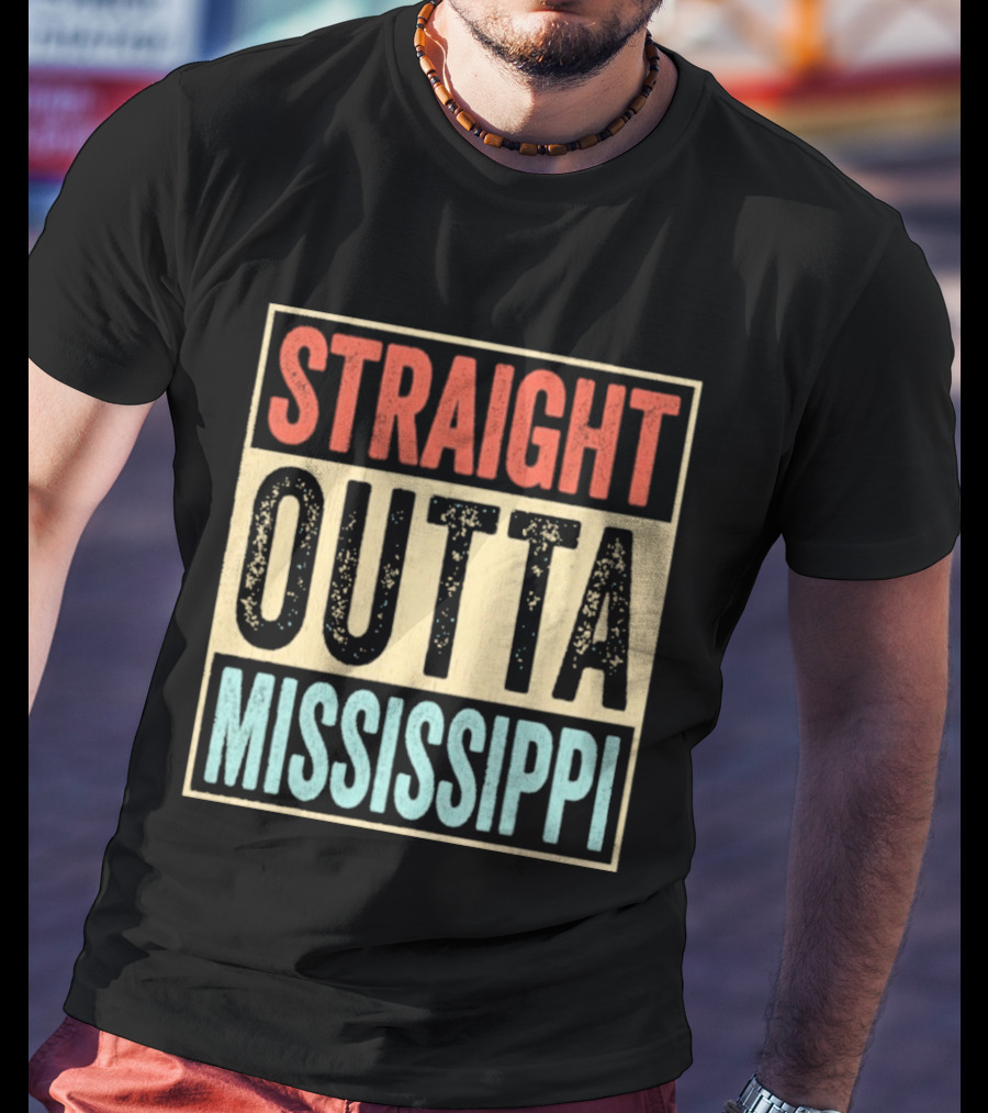 Straight Outta Mississippi Souvenir Performance T-Shirt