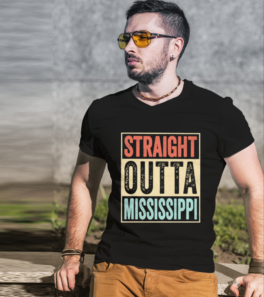 Straight Outta Mississippi Souvenir Performance T-Shirt
