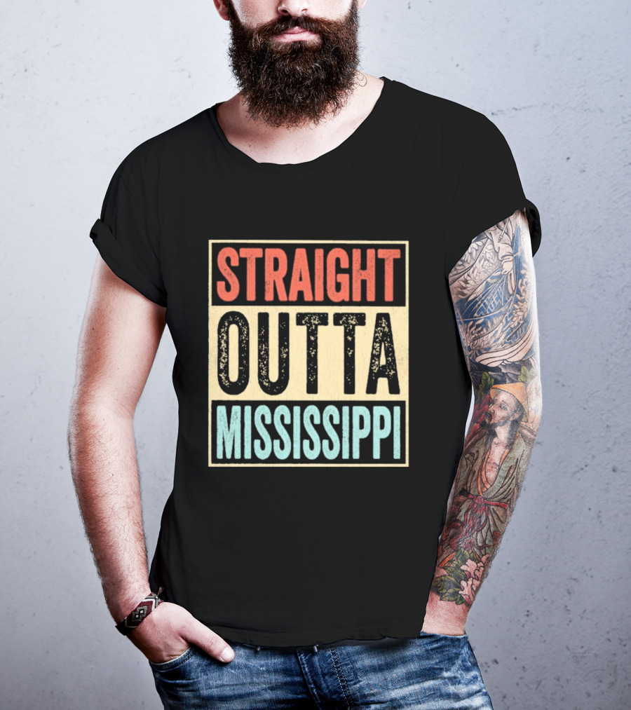 Straight Outta Mississippi Souvenir Performance T-Shirt